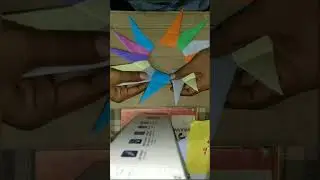 making Vishnu Chakra with paper