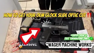 Распаковка OEM Glock Slide Optic Cut от Wager Machine Work‼️(Обновление оптики для Glock)