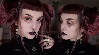 Easy & Fast GOTH Makeup | Manic Moth