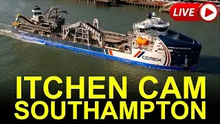 Itchen Cam - By Southampton Sailing Club Shipspotting on the Itchen River (Tug & RoRo) LIVE 24/7