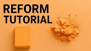 Orange #Gymchalk #Reform #Tutorial 🍊✨|| Soft Dusty Texture + Past Play #ASMR 💨 #powderychalk #yt 