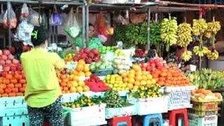 Exploring Famous Central Market of Fresh Fruits, Seafood, Vegetables, Jewelries in Phnom Penh!