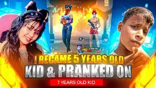 I Became A 5 Year Old Girl & Pranked A 7 Year Old Kid 😱 | Emotional Funny Prank