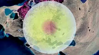 PLANETS BORN Ink & Oil reaction Video by Andrea Lawrence FEB 01 2020 2020