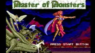 Master of Monsters Title Screen + Demo (Sega Genesis/MD)