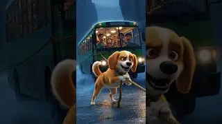 Part-1,Bus khayi me girne wali thi sab log dar gaye😰lekinek masom kuttahero bangaya #alphadog #viral