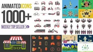 Icon Animation Flutter Video - After Effects Projects