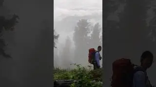 Trekking in rain❤️ #adventures #mountains #bhaderwah #vlog #trekking #seojdhar