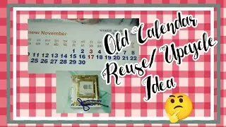 Old Calendar Reuse Idea/ File Envelope 😊