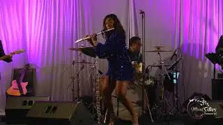 Flutist Kim Scott performance at Moodsetters Productions Sunday Brunch by filmmaker Keith O'Derek