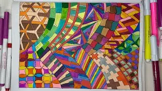 Mindfulness Coloring Book for Adults ☀️ Art Therapy 🎨 Meditation Cslm Relax Hobby 