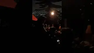 Masya allah.. city light  and Supermoon #campers #family #familyvlog #camp #camping  #supermoon
