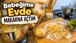 👉 Evde Makarna Açtım 🍝 Anne Eliyle Ev Yapımı Makarna 🍝