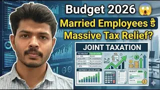 Budget 2026 😲 | Joint Taxation? Married Employees కి Massive Tax Relief! #budget  #youtube #viral