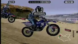 Supercross Circuit -- Gameplay (PS1)