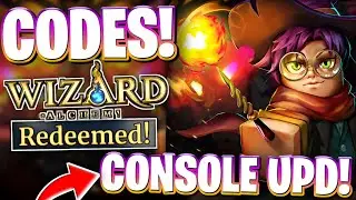 🎮CONSOLE UPD! ROBLOX WIZARD ALCHEMY CODES! ALL BRAND NEW CONSOLE UPDATE CODES FOR WIZARD ALCHEMY