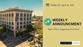 This Week at Giving Tree | 04.28.2025 Week