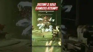 DONT DIE in Destiny 2 (Solo Flawless) #destiny2 #shorts