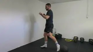 Med ball slam + uppercut 