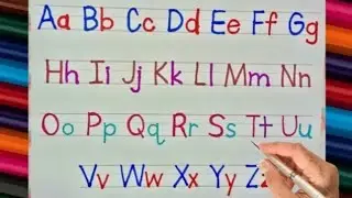Алфавит | Песенка про алфавит | Учим заглавные и строчные буквы алфавита | Письмо по алфавиту | Д...