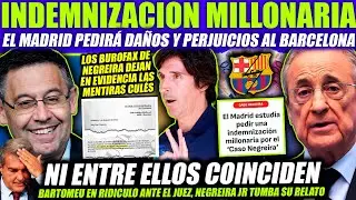 ¡BRUTAL! MADRID PEDIRÁ INDEMNIZACION MILLONARIA AL BARCELONA POR CASO NEGREIRA ¡BARTOMEU RIDÍCULO!
