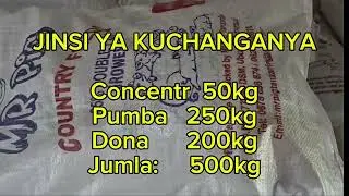TENGENEZA KILO 500KG KWA MFUKO 1 WA 65% D.PLUS CONCENTRATES YA NGURUWE.
