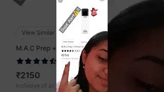 Dupe for mac setting spray for half of the price🤑#maccosmetics  #makeup #youtube #ytshorts #dupe