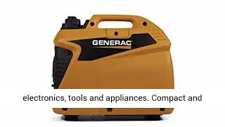 Generac 76711 GP1200i 1200 Watt Portable Inverter Generator, Orange and Black