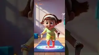 My Yoga Mat Turned Angry RED?! | Funny Kids Yoga Cartoon Short #shortsfeed