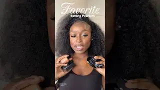 My favorite setting powders (for dark skin) #makeuptutorial #darkskinmakeup