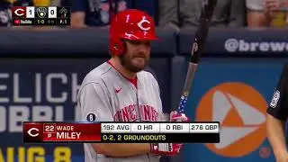 Wade Miley can hit!