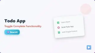 React Todo App: Adding Toggle Functionality for Beginners ✅