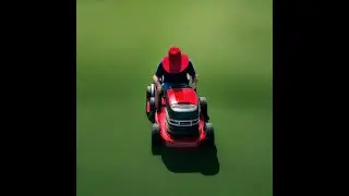 30Mar2025 Morning in America, Make America Great Again, Mowing the Grass in America Again