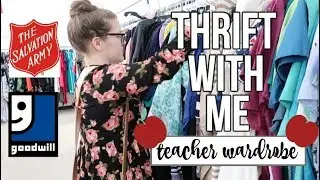 THRIFT WITH ME [Ep. 42] | TEACHER WARDROBE | BACK TO SCHOOL