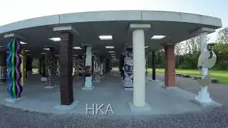 Stoa169 | Die S&auml;ulenhalle bei Polling | Ein Eindruck der Kunstinstallation