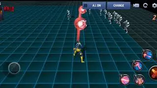 Marvel Future Fight - Cyclops Skills Abilities animations Gameplay