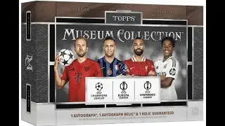 BGB1746 サッカー 高級版ケース開封 SOCCER TOPPS MUSEUM COLLECTION HAT TRICK GROUP BREAKS BROG水道橋店 トレカ開封動画 スポーツカード