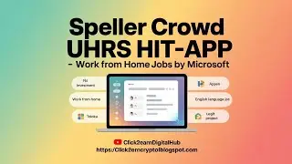 Oneforma.com Crowdgen.com Clickworker.com UHRS Work From Home Jobs  Earn for Checking Spelling #uhrs