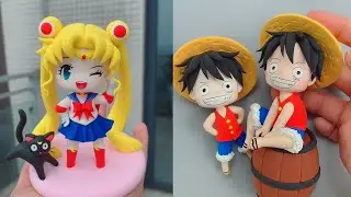 How to make Anime Figures | Clay DIY | Sailor Moon | Detective Conan | One Piece
