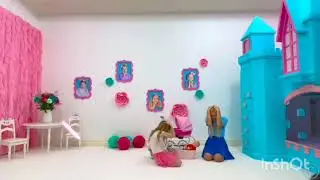 Nastya and Maggie in the kids story about the magic wand