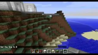 Let's Build Minecraft: Modern Cliff Side House (2/4)