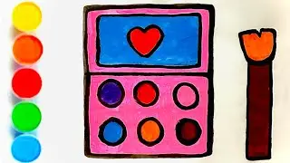 Makeup tools drawing easy | makeup drawing for kids | easy drawing for kids | painting for kids easy