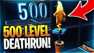 The CRAZY 500 LEVEL Default Deathrun - 500 Stage Parkour by DaintierFox (Fortnite Creative Maps)