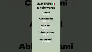 Easy way to learn Italian Language | Italian lesson For beginners | How to pronounce italian words