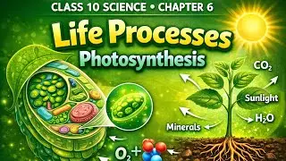 Photosynthesis Made Easy 🌿 | Life Processes | Class 10 Science