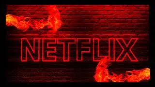 Neon Text Intro Of Netflix