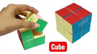 DIY Infinity Magic Cube with Paper | Fun Origami Toy Tutorial