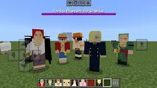 One Piece Asa V67.2.0 Addon in Minecraft PE Luffy | Shanks | Zoro | Ace | Sanji and Other Characters