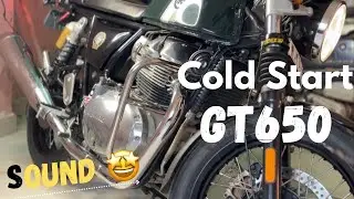 Royal Enfield GT650 Cold Start 🔥🔥