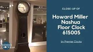 Nashua Modern Grandfather Clock 615005 by Howard Miller at Premier Clocks